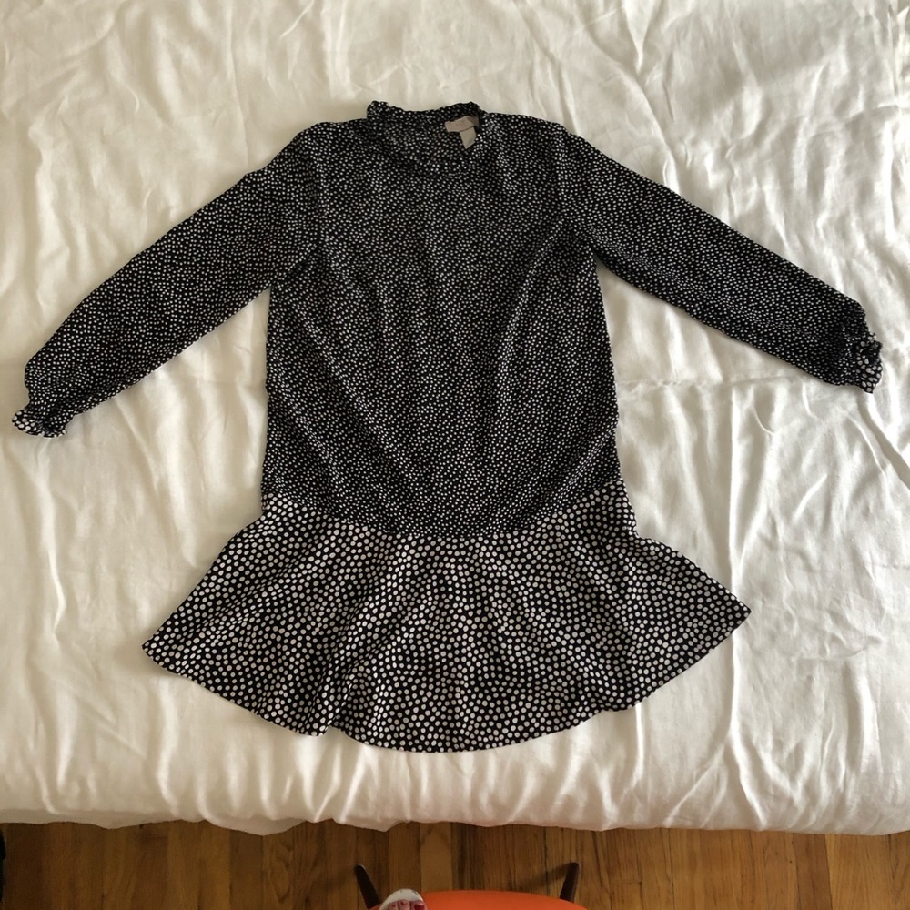 Polka Dot Long Sleeve Dress